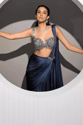 Black Jade Saree