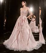 Pink Embroidered Gown