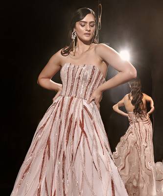 Pink Embroidered Gown 3
