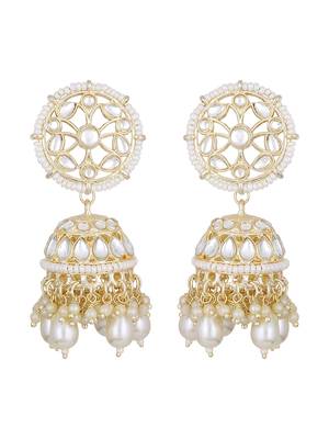 Pearls Beaded Gold Toned Jewellery Set 5