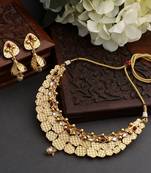 Gold Toned Kundan Jewellery Set