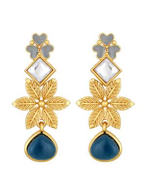 Gold Toned Kundan Jewellery Set 5