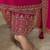 Rani-pink embroidered silk salwar