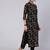 Black Printed Cotton Kurta Set