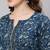 Blue Printed Cotton Kurta Set