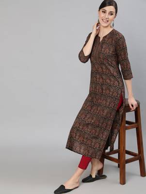 Multi Printed Cotton Kurta 1
