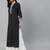Black Printed Cotton Kurta