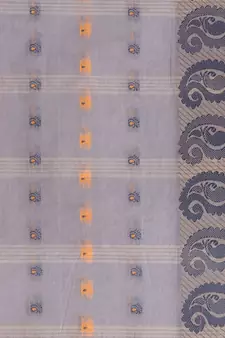 Grey woven cotton saree 