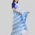 White woven cotton saree with blouse