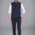 Blue plain poly cotton men-wedding-dresses