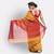 Yellow Cotton Blend Handloom Saree