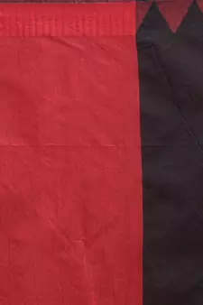 Black Cotton Blend Handloom Saree