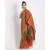 Handspun Cotton Green Handloom Begampuri Saree