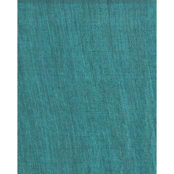 Handspun Cotton Teal Handloom Saree 2