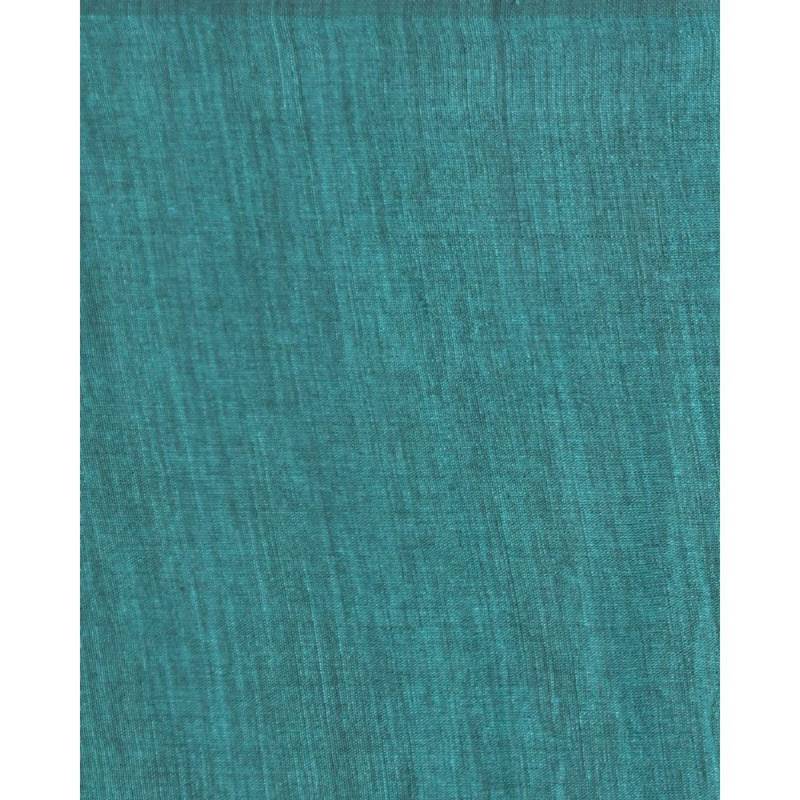 Handspun Cotton Teal Handloom Saree