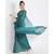 Handspun Cotton Teal Handloom Saree