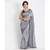 Handspun Cotton Silver Grey Handloom Saree