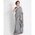 Handspun Cotton Silver Grey Handloom Saree