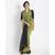 Handspun Cotton Olive Handloom Saree