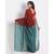 Handspun Cotton Red Handloom Saree