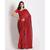 Handspun Cotton Red Handloom Saree