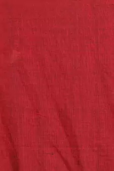 Handspun Cotton Red Handloom Saree