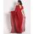 Handspun Cotton Red Handloom Saree