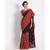 Handspun Cotton Black Handloom Begampuri Saree
