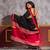 Black Cotton Blend Handloom Saree