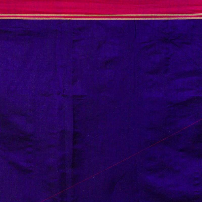 Green Cotton Blend Handloom Saree