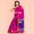 Pink Cotton Blend Handloom Saree