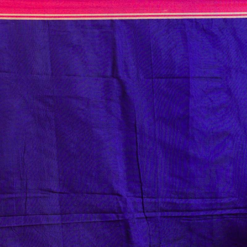 Pink Cotton Blend Handloom Saree