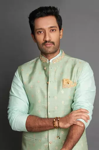Mint Green Silk Nehru Jacket Set