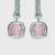 Rhodium Plated American Diamond Earrings