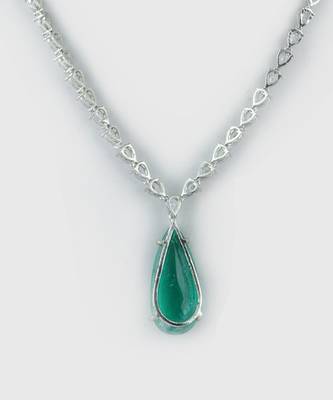 Rhodium Plated American Diamond Necklace Set 5
