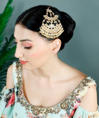Gold Plated Kundan Pasa 4