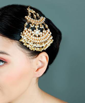 Gold Plated Kundan Pasa 5