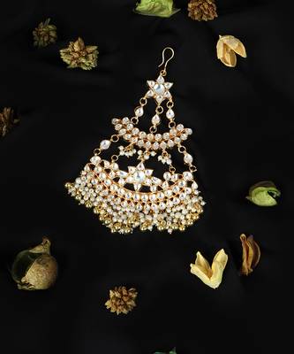 Gold Plated Kundan Pasa 6