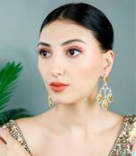 Gold Plated Kundan Earrings