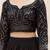 Black Colour available Embroidered Attractive Party Wear Silk Lehenga choli 
