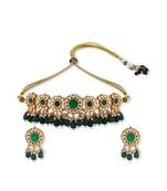 Gold Plated Kundan Choker Necklace Set