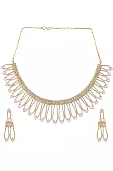 American Diamond Necklace Set