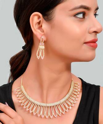 American Diamond Necklace Set 1