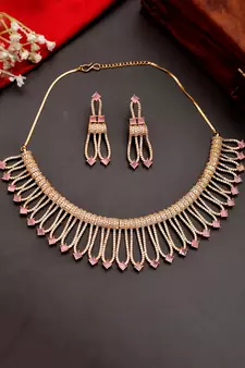 American Diamond Necklace Set