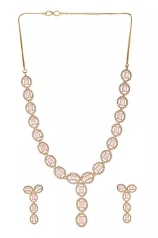 American Diamond Necklace Set