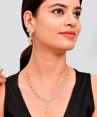 American Diamond Necklace Set 1
