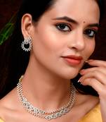 Gold Plated And Studded Handcrafted Necklace Set