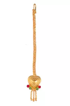 Gold Plated & Gold Toned Temple Necklace Set