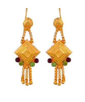 Gold Plated & Gold Toned Temple Necklace Set 5