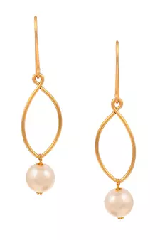 Gold Toned Pearl Western Necklace Set